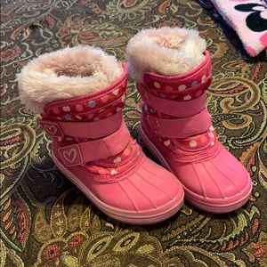 Snow boots for girls, size 9/10.